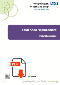 Information on a total knee replacement